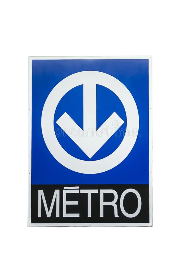 The Montréal métro sign